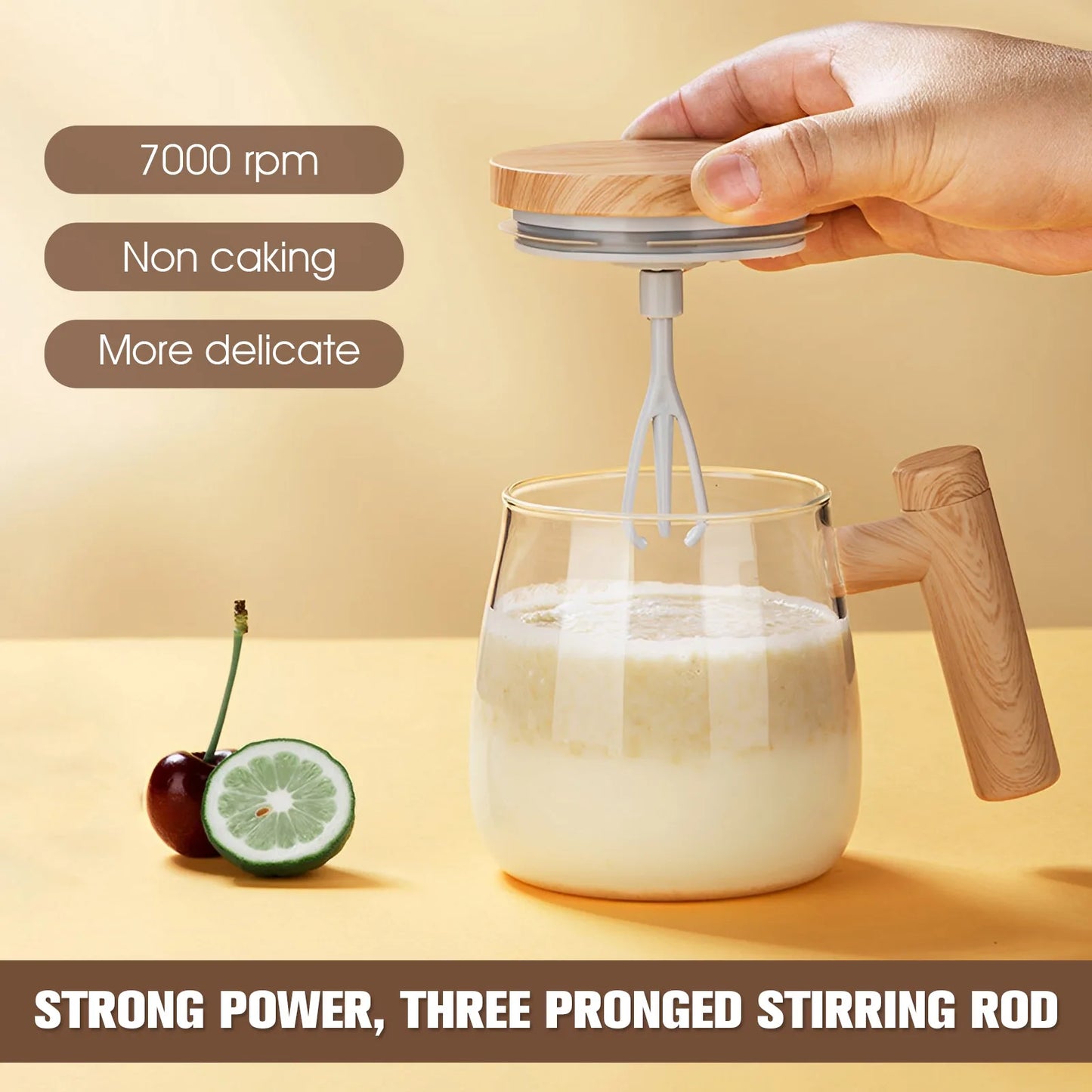 Electric Self Stirring Coffee Cup 400ml