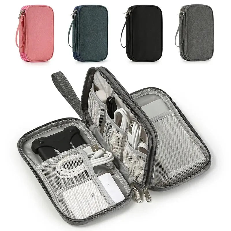Digital Accessory Storage Bag - Eco-Friendly, Versatile, and Space-Saving