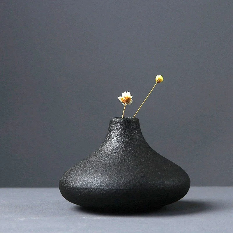 The Black Pottery Vase Collection