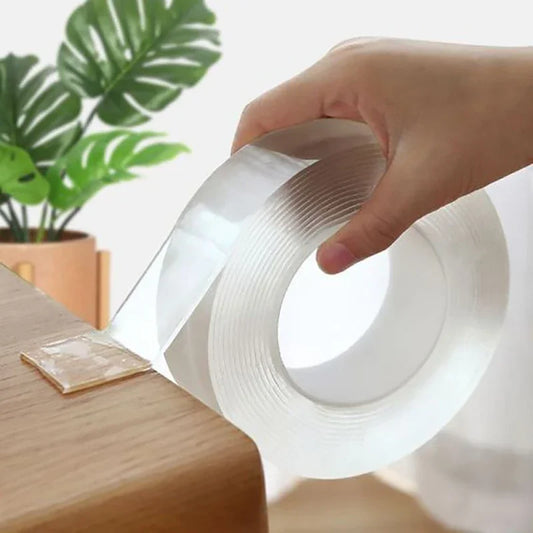 Double-Sided Transparent Reusable Waterproof Adhesive Nano Tape