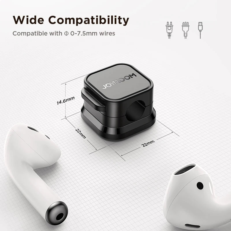 Magnetic Cable Clips - 6 Pack by Joyroom