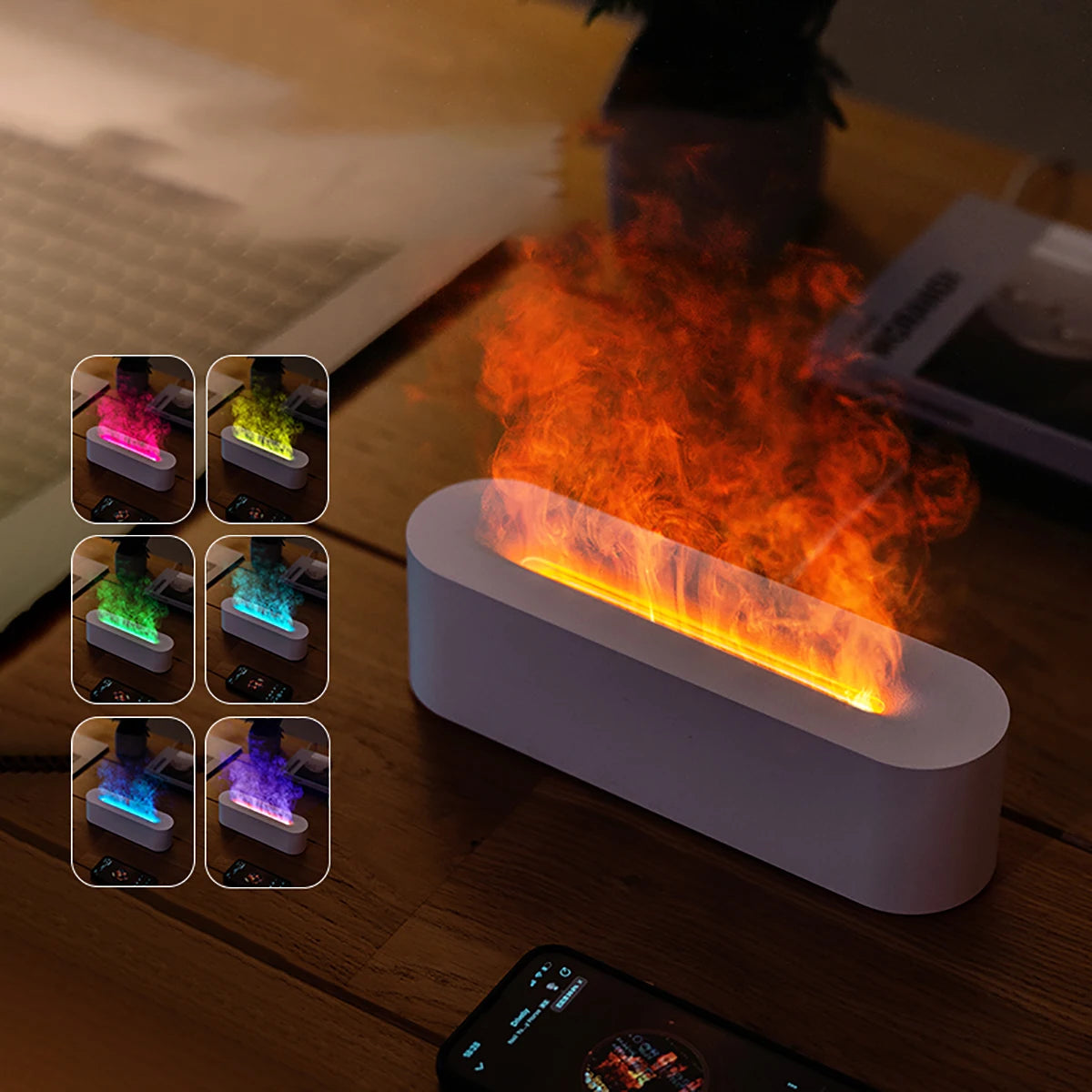 HOMEFISH Flame Aroma Diffuser