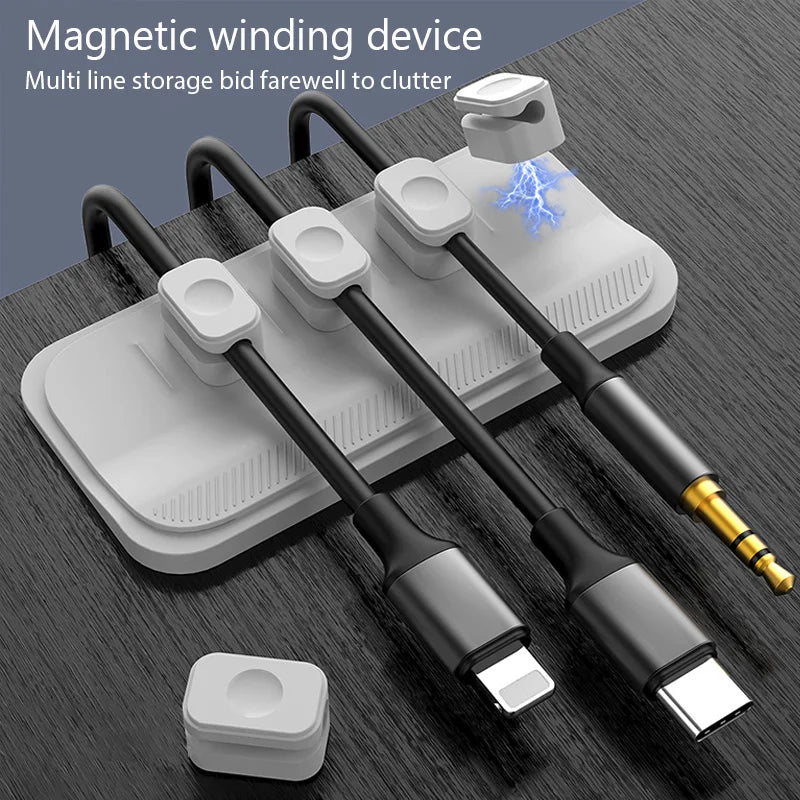 Magnetic Desktop Cable Organizer