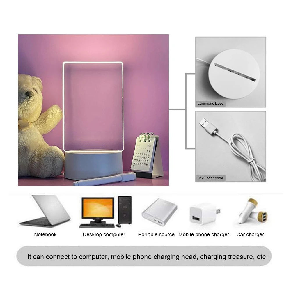 The Transparent Luminous LED Night Light