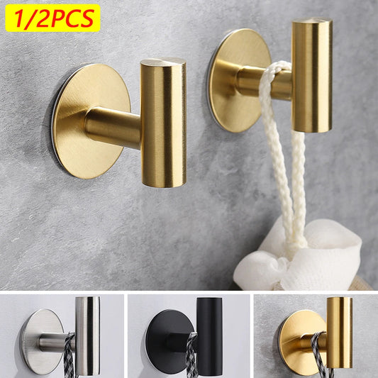 Adhesive Wall Hook Stainless Steel