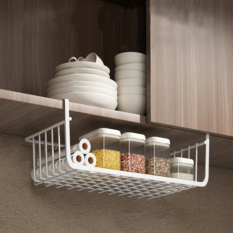 Metal Hanging Kitchen Conditioning Layered Storage Rack