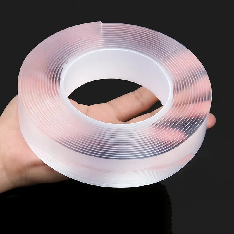 Double-Sided Transparent Reusable Waterproof Adhesive Nano Tape