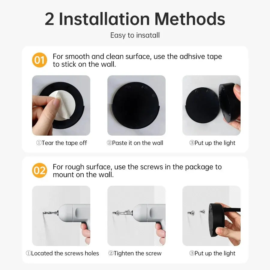 Rechargeable Motion-Sensing Spotlight