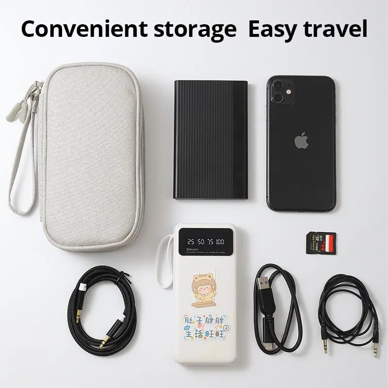 Digital Accessory Storage Bag - Eco-Friendly, Versatile, and Space-Saving