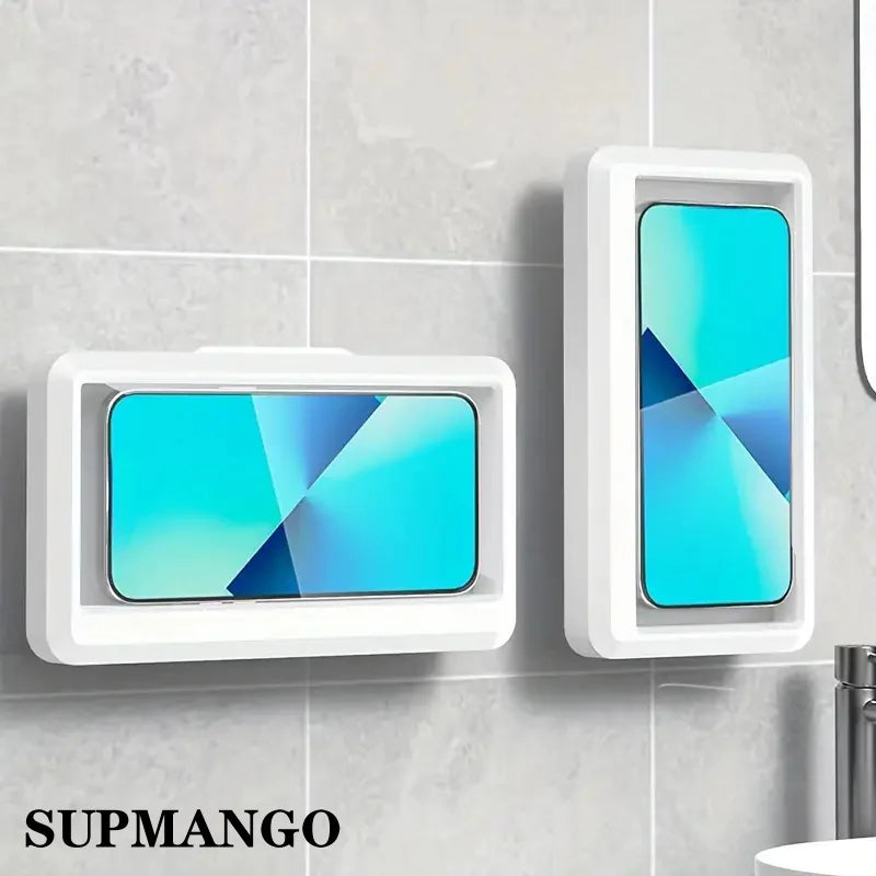 SUPMANGO Waterproof Bathroom Wall-Mounted Mobile Phone Holder