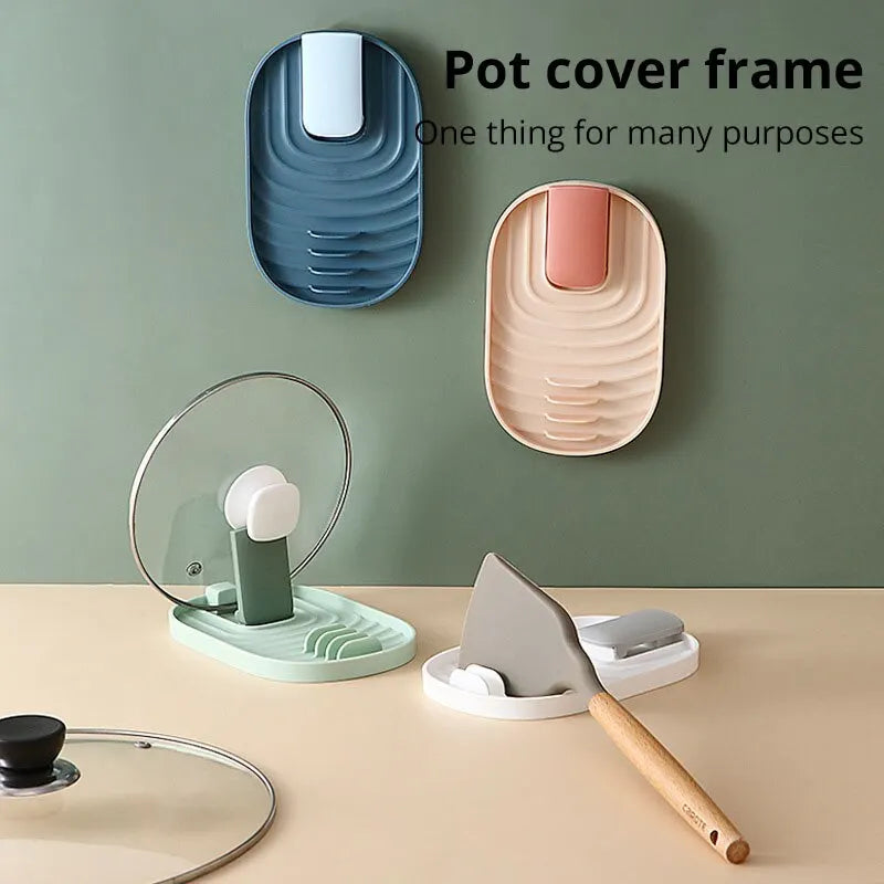 Pot Lid and Spatula Rack