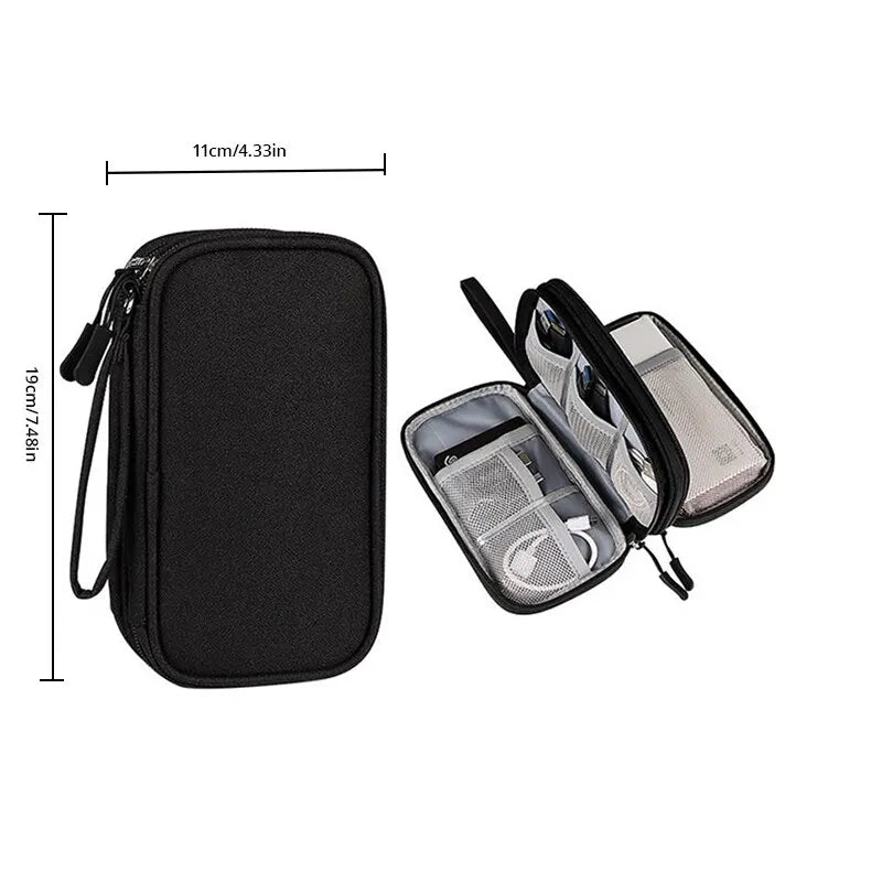 Digital Accessory Storage Bag - Eco-Friendly, Versatile, and Space-Saving