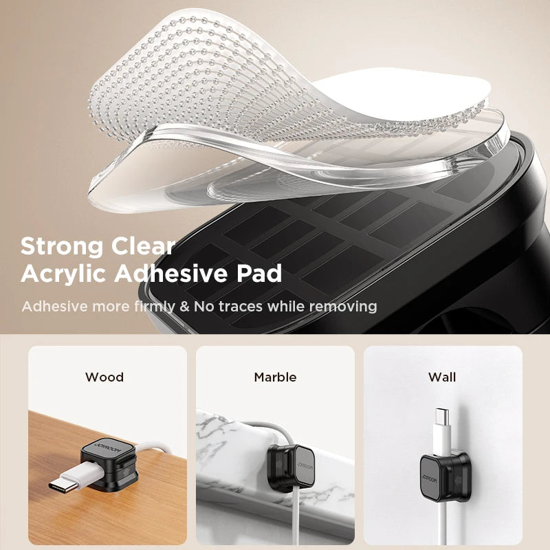 Magnetic Cable Clips - 6 Pack by Joyroom