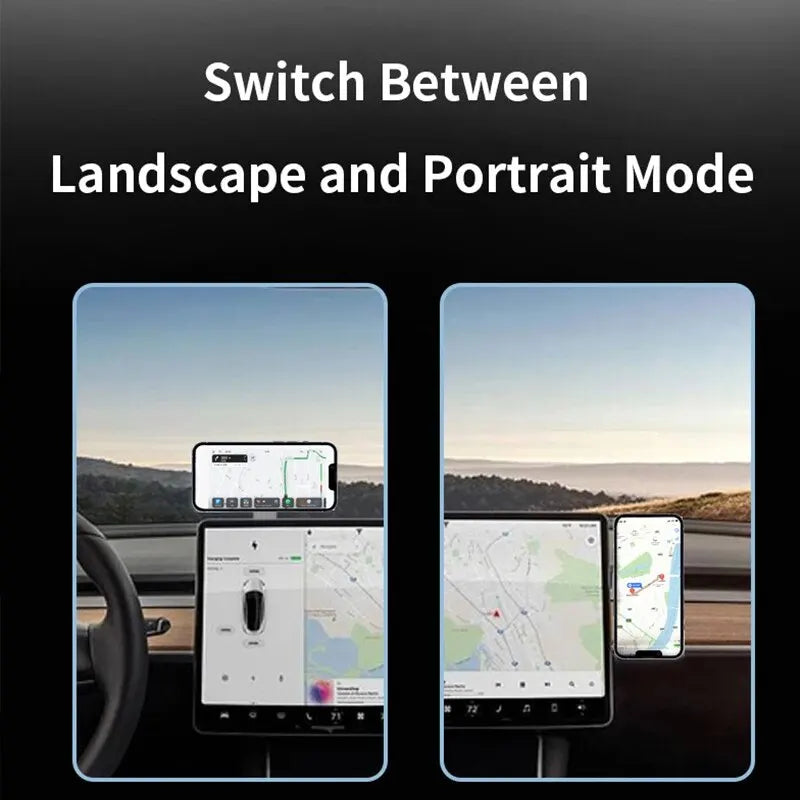 The Magnetic Ultrathin Car Phone and Laptop Same Screen Stand