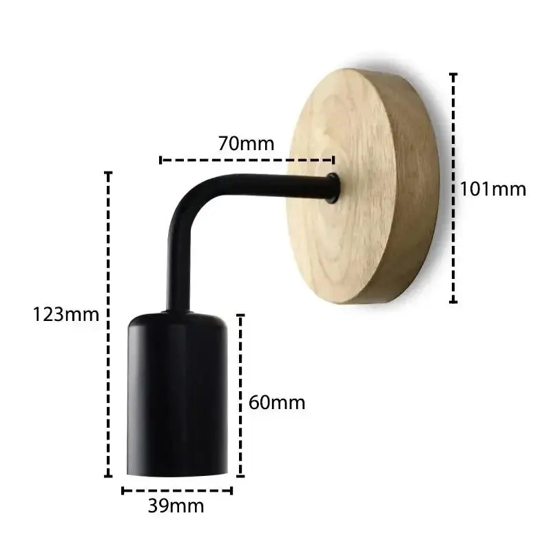 Wood Wall Lamp