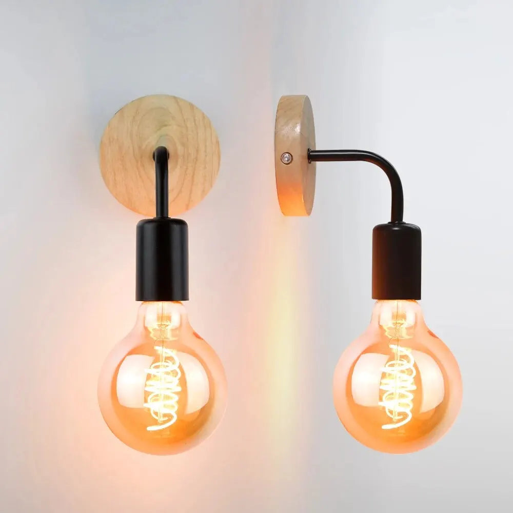 Wood Wall Lamp