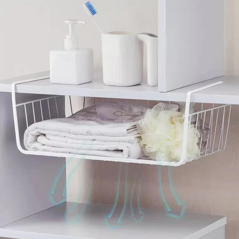 Metal Hanging Kitchen Conditioning Layered Storage Rack