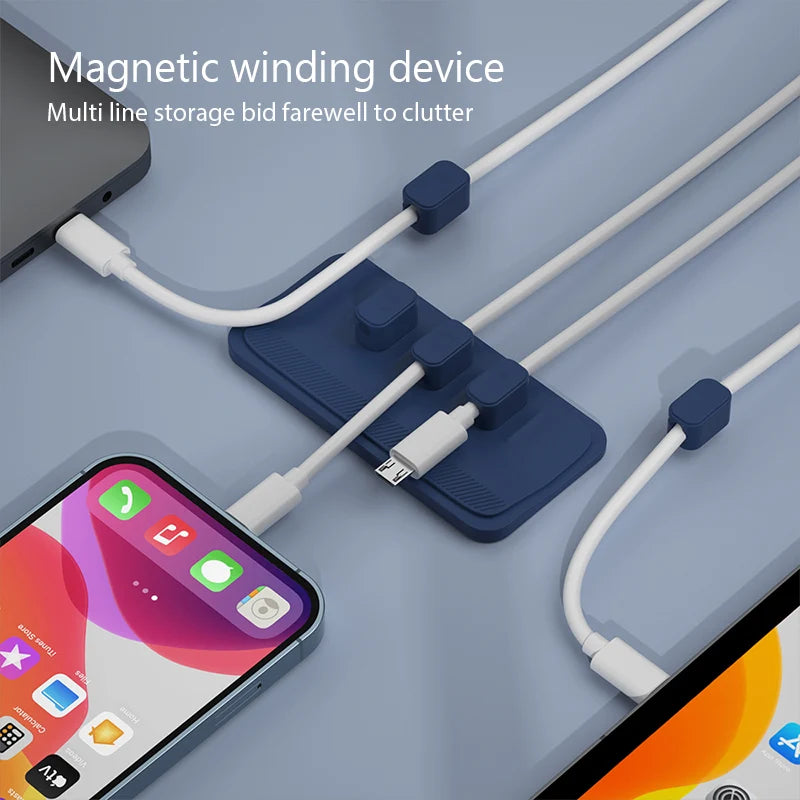 Magnetic Desktop Cable Organizer