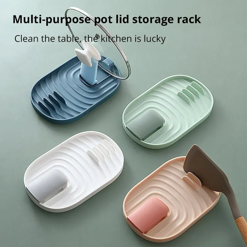 Pot Lid and Spatula Rack