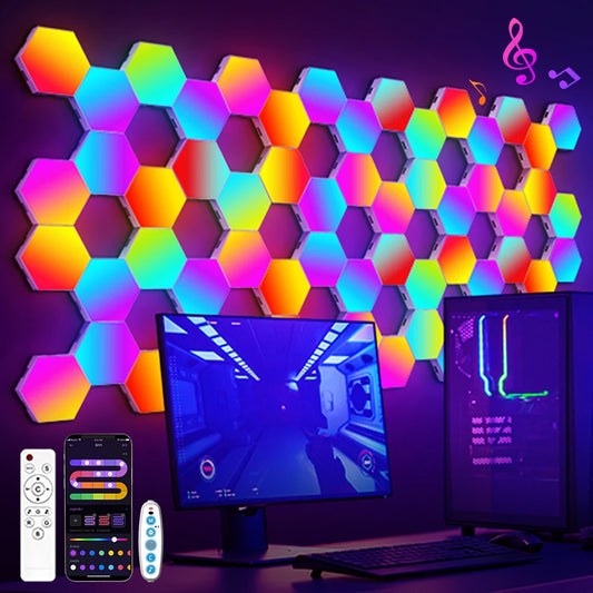 TouCloud Hexagon LED Wall Light